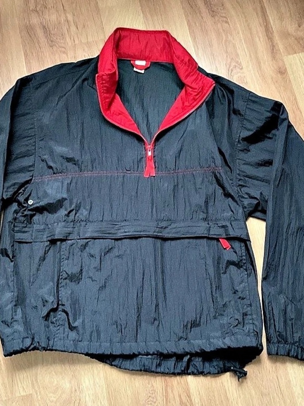 Color Block Nylon Windbreaker Size Large